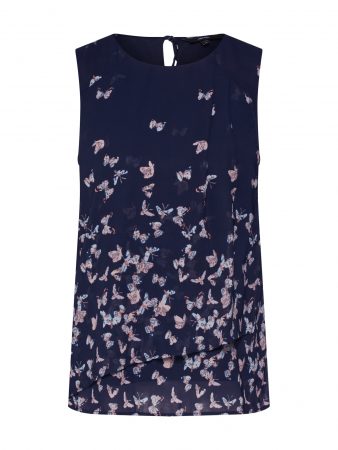 VERO MODA Bluză 'LISA'  navy / roz vechi