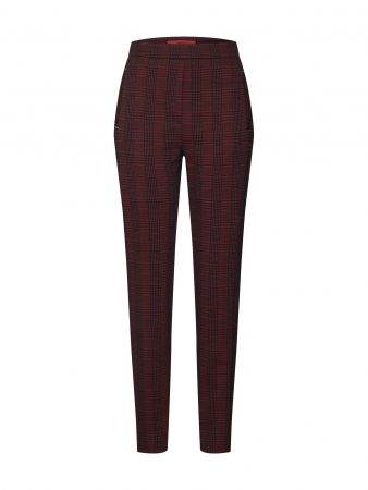 HUGO Pantaloni 'Hanette'  roșu / negru
