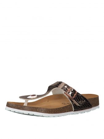 TAMARIS Flip-flops  auriu / roz