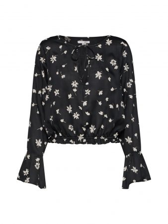 Amuse Society Tunica 'Flirty Eyes Woven'  crem / negru