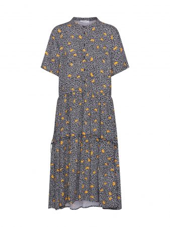 MOSS COPENHAGEN Rochie tip bluză 'Leia'  galben / negru