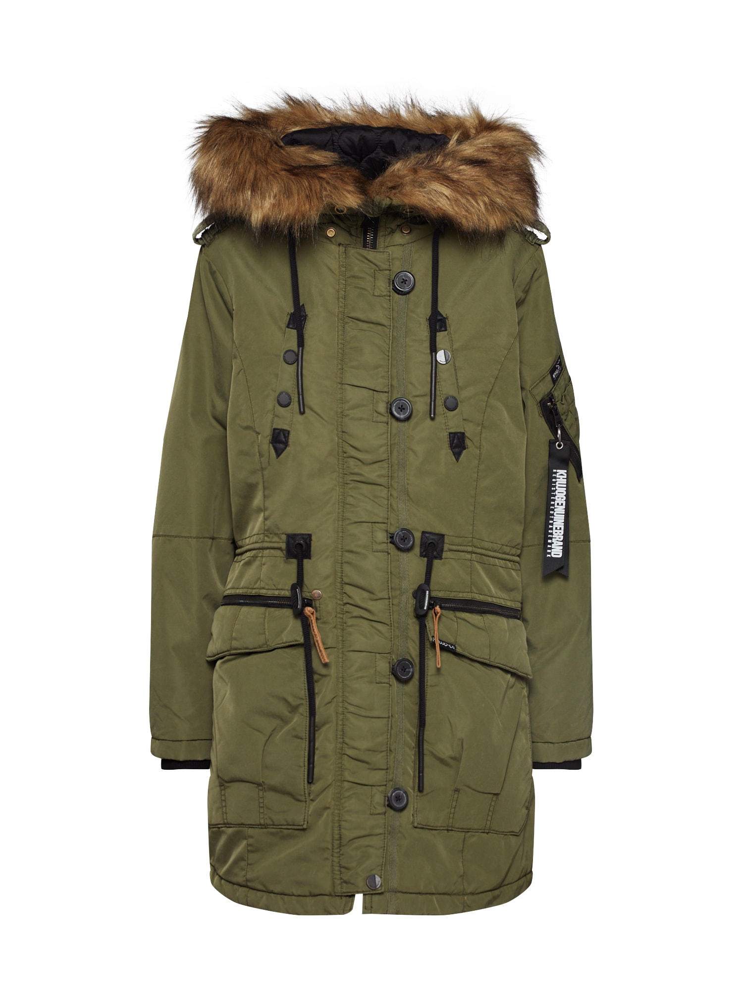 Khujo Parka de iarnă 'LORENE' verde închis