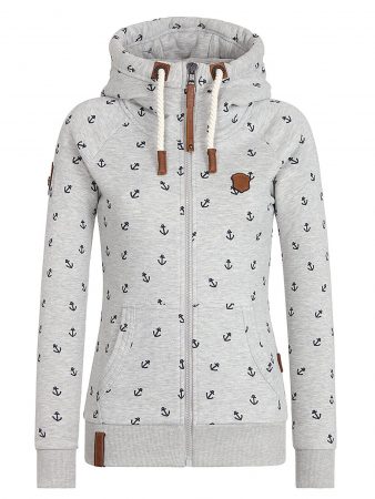 Naketano Hanorac 'Preiselbeeren Camembert'  gri amestecat