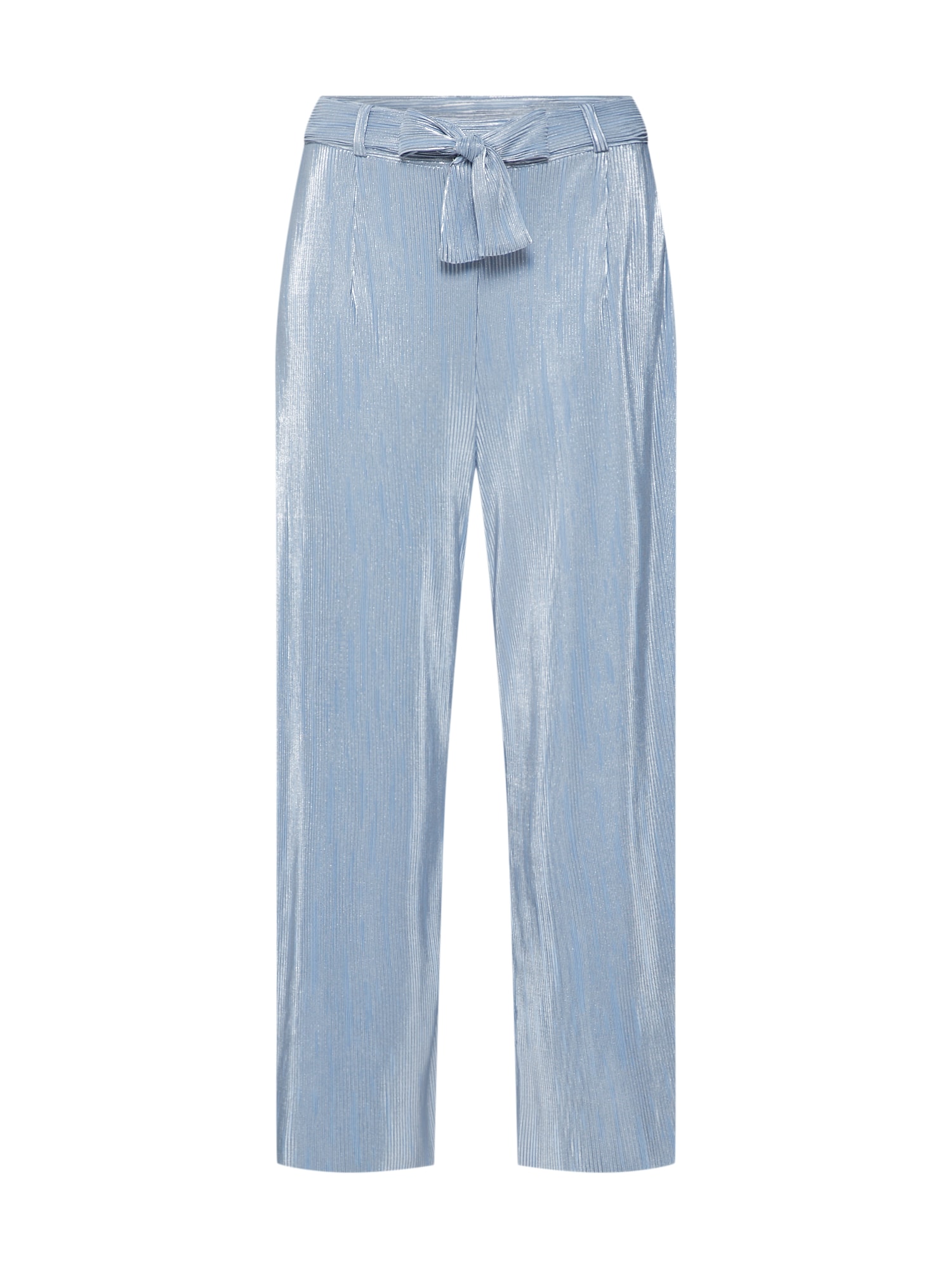 Pop Copenhagen Pantaloni 'Rippled Party Trousers' albastru deschis