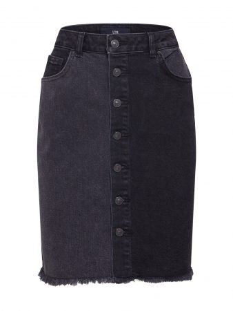 LTB Fustă 'ROSSA'  denim negru