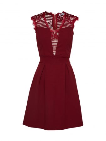 WAL G. Rochie de cocktail  roșu vin