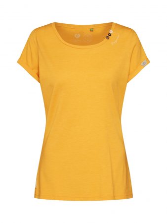 Ragwear Tricou 'FLORAH ORGANIC'  galben