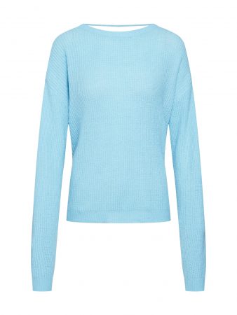 VERO MODA Pulover 'VMRANA BOW LS O-NECK BLOUSE'  albastru