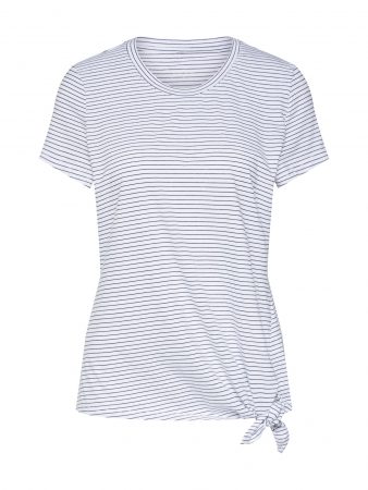 Banana Republic Tricou 'SS TIE HEM SUPIMA CREW'  albastru