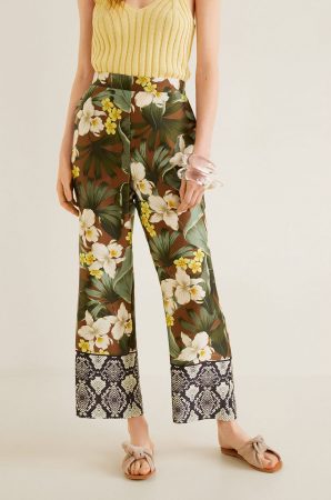 Mango - Pantaloni Hibscos