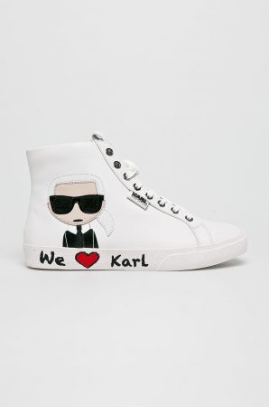 Karl Lagerfeld - Pantofi Skool Karl Ikonic Hi Lace