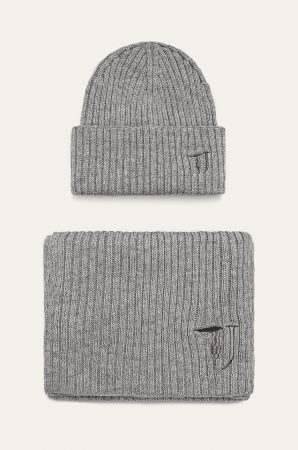 Trussardi Jeans - Palarie si esarfa