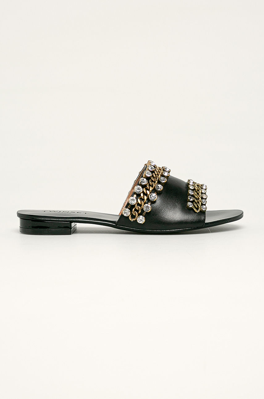 Twinset - Slapi de piele