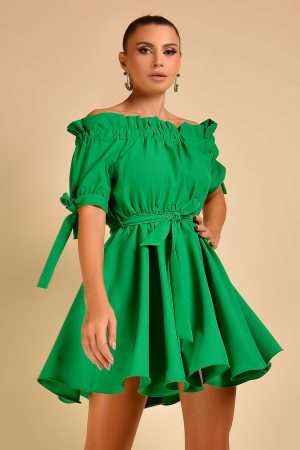 Rochie baby doll verde Rn 1865v