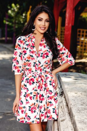 Rochie-camasa imprimeu colorat Rn 1730m