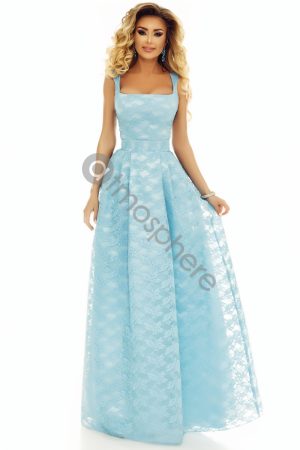 Rochie lunga dantela bleu Rn 1716