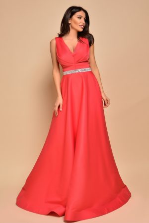 Rochie lunga eleganta din tafta Rn 2597